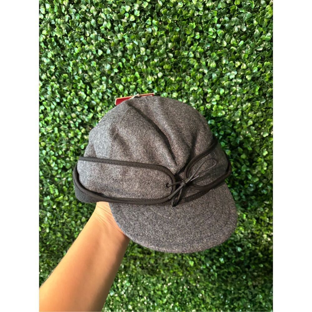 Stormy Kromer Wool Hat Mens Size 7 The Rancher Cap Gray insulated